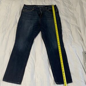 American Eagle Outfitters Women’s Dark Indigo Straight Jeans